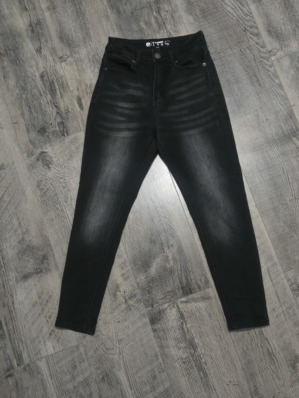 Born Primitive Stretchy Skinny Jeans - Black Faded Wash